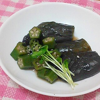 意外と簡単です！オクラと茄子の煮浸し